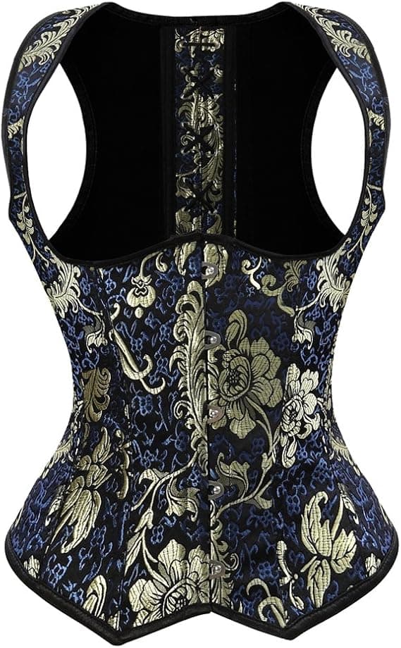 Gotisk Steampunk Korset Bustier Talje Cincher Underbust til Kvinder