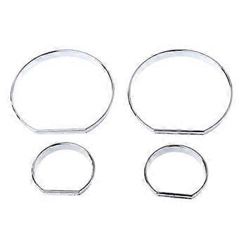 Krom Måler Dash Skive Ringer Bezel Trim Speedometer AC M-Tech For E46 for M M3