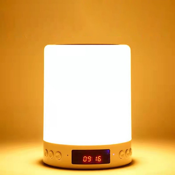 Musikrytmer, Väckarklocka Bluetooth-högtalare för väckning, Ljud och ljus, Portabel för utomhusbruk, Cool present till tonåringar