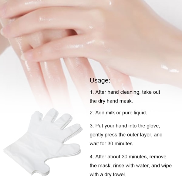 10 Par DIY-Handskar i Ovävt Tyg, Engångsbruk, Andningsbara, Handvård, Hudvård (10 Par)