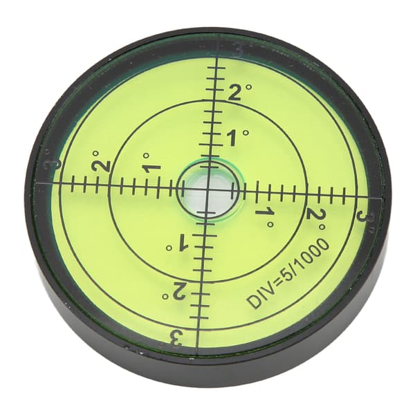 60x12mm Högprecisionsvattenpass Stöttålig Hållbar Metall Cirkulär Libell