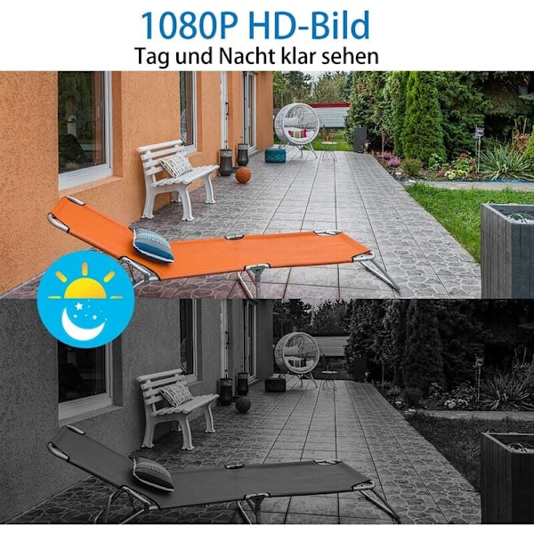 Smart Video Dörrklocka för Förbättrad Säkerhet, AI Människodetektering för Intelligent Övervakning, Krypterad Molnlagring för Säker Inspelning, 2.4GHz Wi-Fi