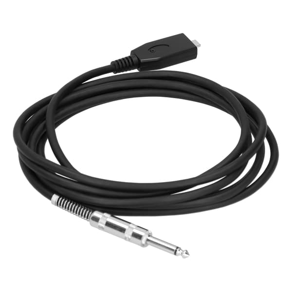Elektrisk Gitarrkabel TYPEC till 6,35 mm USB 2.0 Inspelningsgitarr Instrumentkabel (2 meter)