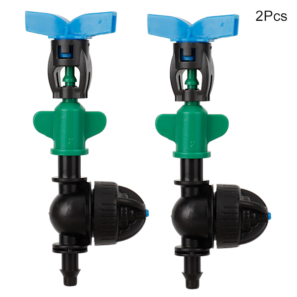 2 kpl PVC-mikrosuihkutussuuttimia, riippuva suihkusuutin, puutarhan kasteluväline