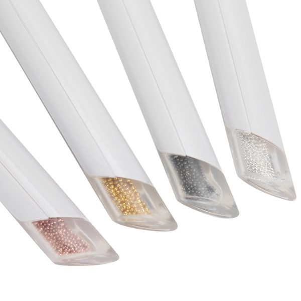4 st Nagelkonst prickpennor Nagelmålningspenna DIY Dekoration Prickpenna Manikyrverktyg 0,8 mm