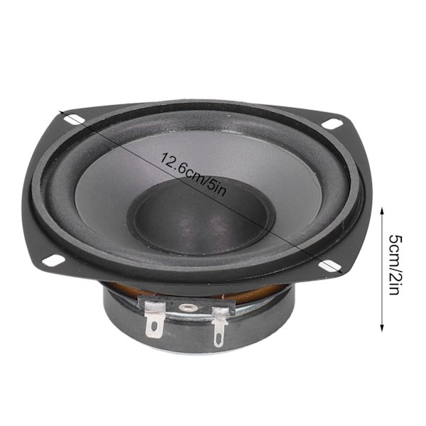 5 tommers bilstereo-woofer 400W 4 Ohm Universal 12V 93dB Høy følsomhet for bilstereo