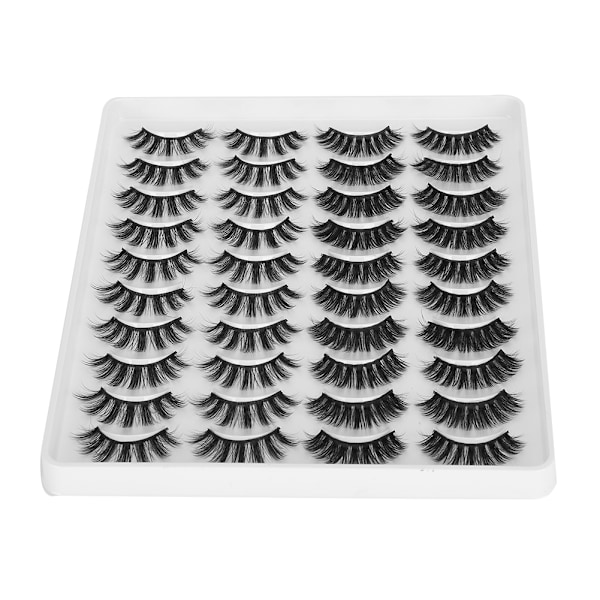 20 Pairs 6D False Eyelashes Natural Thickening Soft Reusable Extension EyelashesMC-8