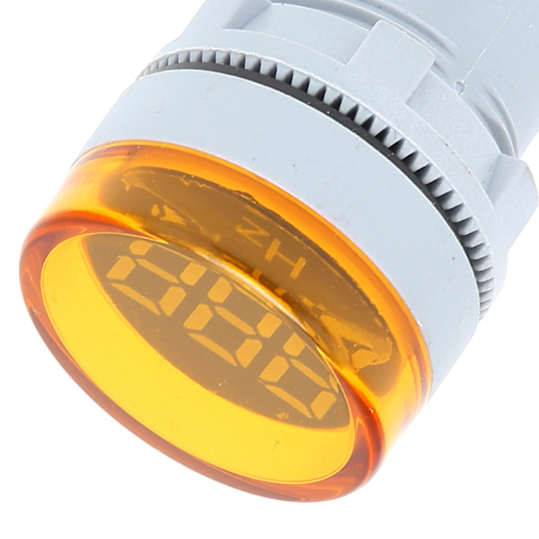 AD16‑22DHZ Frekvensmåler 20~75Hz Frekvensindikator Lyspanel Måler Monitor Gul