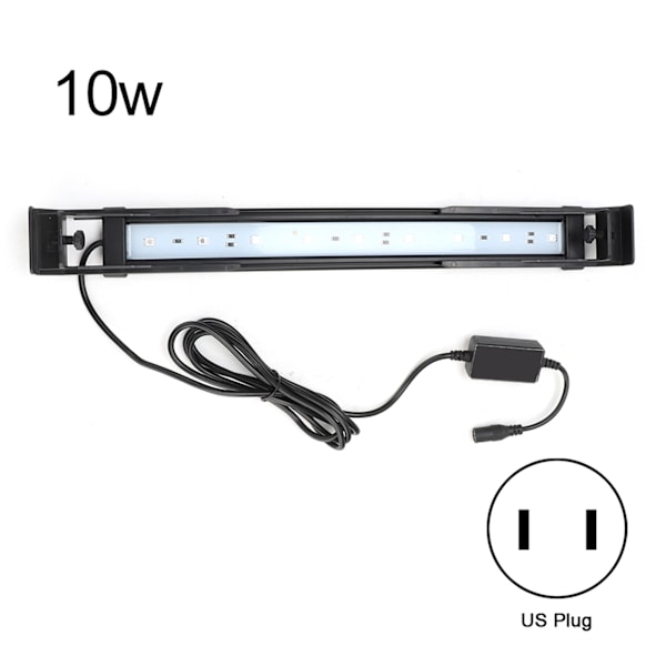 Akvaarion LED-teline, säädettävä värillinen valolamppu, ohjattavissa puhelimen sovelluksella, 100-240VUS 10W