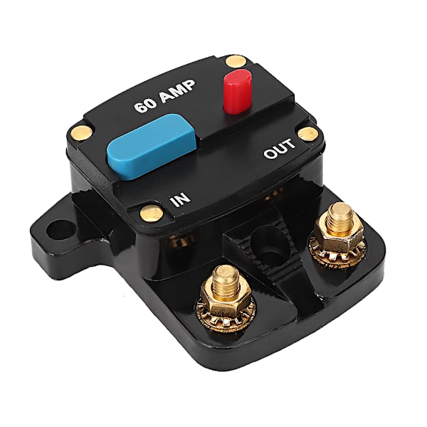 12V 60A Auton Audiojärjestelmän Sulakepidike Manuaalisella Nollauksella