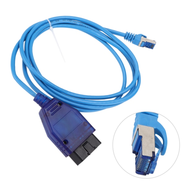 ENET Grensesnittkabel OBD RJ45 Koding Programmering med LED Lys Erstatning for F/1/3/5/7 Serie