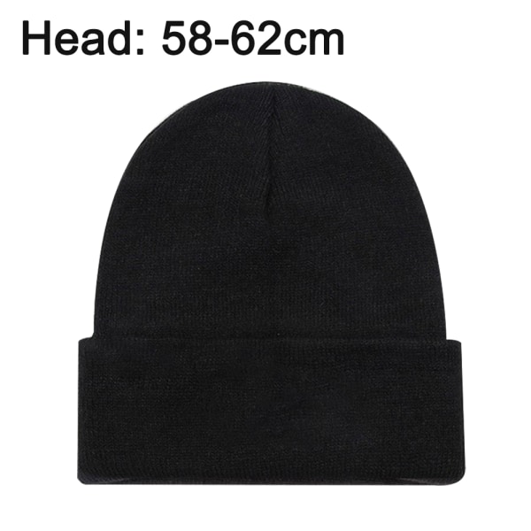 Ladies' dress knitted beanie with beanie