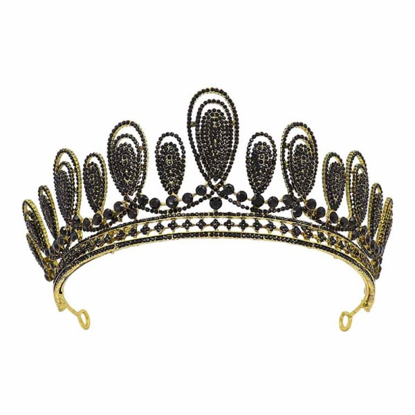 Kroner til kvinder Rhinestone vanddråber Tiara Halloween pandebånd