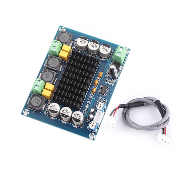 DC12-26V Høy Effekt 120W+120W Dobbel Kanal Stereo Digital Lydforsterker