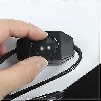 2 st LED-dimmerbrytare Dimbar LED-belysning Brytare Stöder dimbara LED- och halogenlampor för elektriska apparater Svart