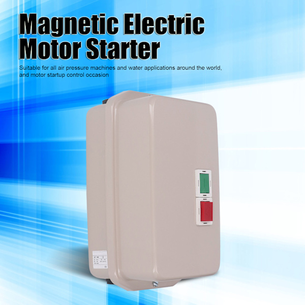 Magnetisk Elektrisk Motorstartkontrollbrytare 1-fas 220 230V 3-fas 380 400V LE1D65M7