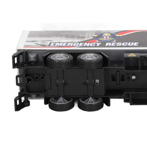 Dragbil Transportbil 1/48 Skala ABS Material Fina Detaljer Levande Utseende Nödsituationstransportbil Leksak Lång Huvudbil