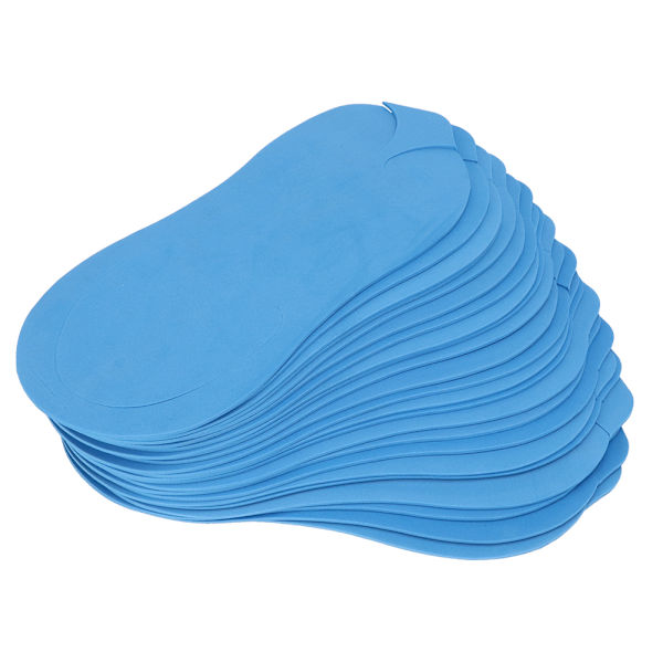 12 Par Spa Pedikyr Tofflor Engångs Nagelkonst Salong Hem Resa Flip Flops 42 (Blå)