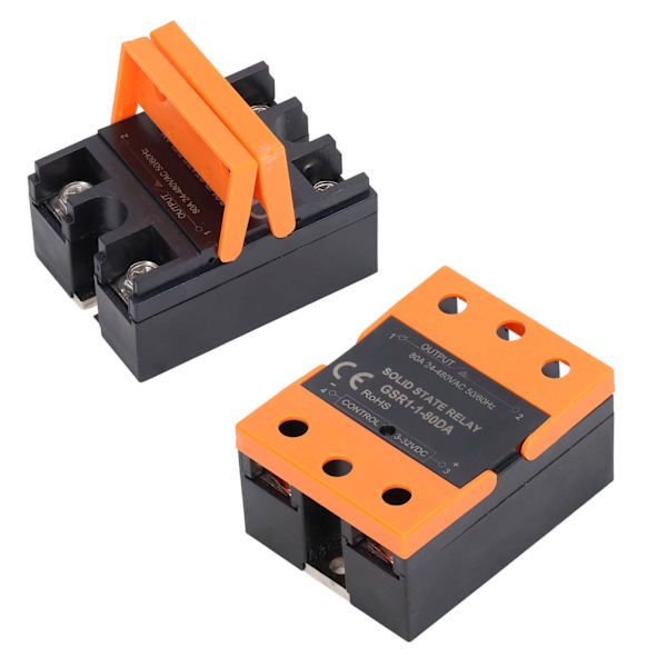 Solid State Relay SSR Ingång DC 3‑32V till Utgång AC 24‑480V för Hemmet