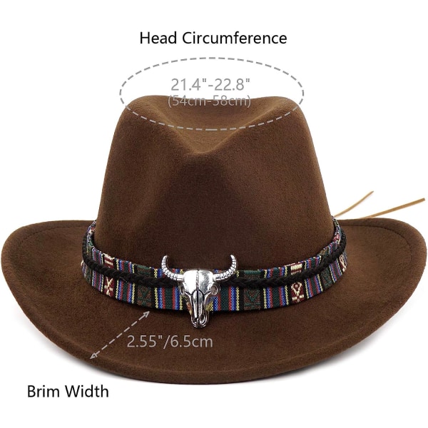 Unisex Crushable Cowboy Hat Western Cowgirl Outback Hat Cattlema