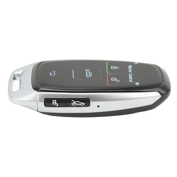 Bil Smart LCD-nyckel Pekskärm Bluetooth 5.0-anslutning Nyckelfri Entré Smidig Beröring för En-knappsstartmodeller Silver