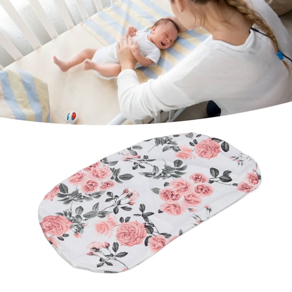 Baby Lounger Cover Removable Washable Breathable Infant Lounger Cover for Newborn Boys Girls Tarnish Rose Flower