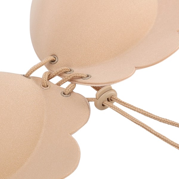 Silicon Strapless BH Trådlös Push Up Enstycke Rygglös BH för Kvinnor (Hudfärg A)