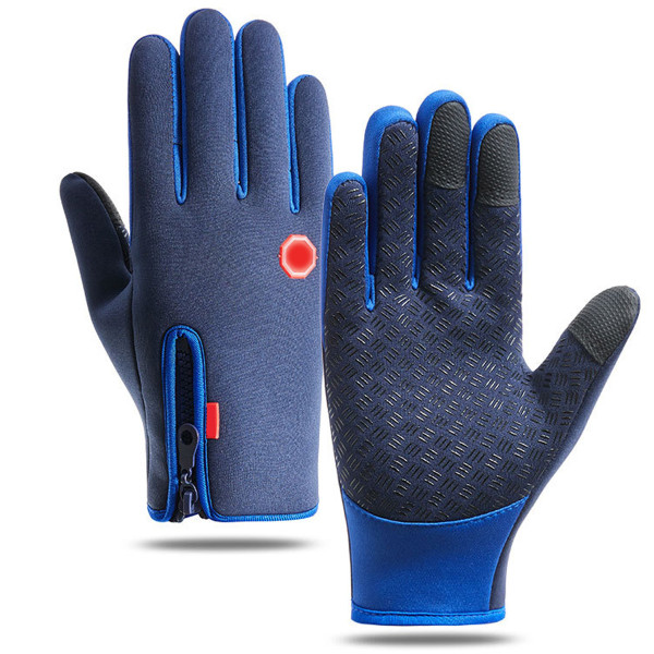 Vinterhandskar varma handskar med pekskärm, vindtät cykling