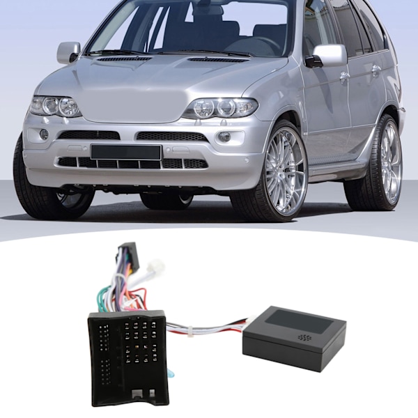 16-pins ledningsnett strømledning med Canbus-boks for Android navigasjon erstatning for E53 X5 E39 5-serie