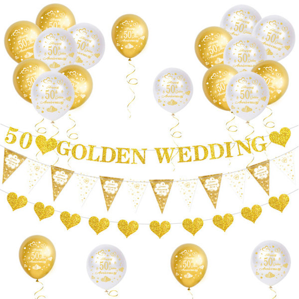 23 stk. 50 års Jubilæums Guld Sæt