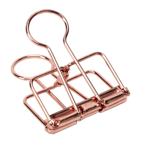 90 stk. Binderclips Guld Sort Blå Stærk Klemme Kraft Robust Metal Hul Binderclips til Børn Studerende