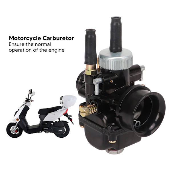 17mm Motorcykel Forgaser Sort Carb Udskiftning til Zuma Scooter 50cc 90cc JOG50