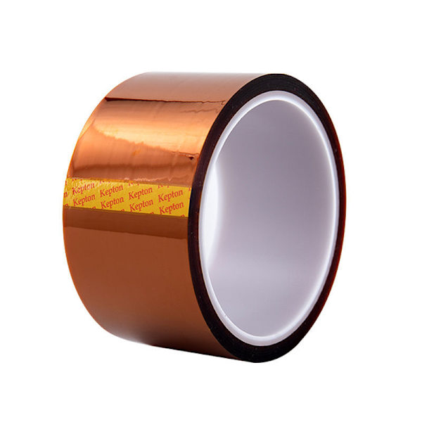Högtemperaturtejp, Högkvalitativ Värmebeständig Polyimidtejp För Maskering, Lödning, Elektrisk Användning, Guld, 50mm*33m, Lämnar Inga Rester, Hög Isolering