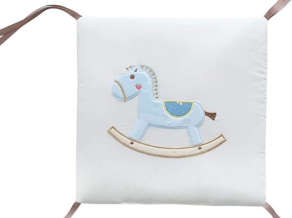 6 stk sengekant redebeskyttelse hodestøtfanger babyseng 30x30 cm