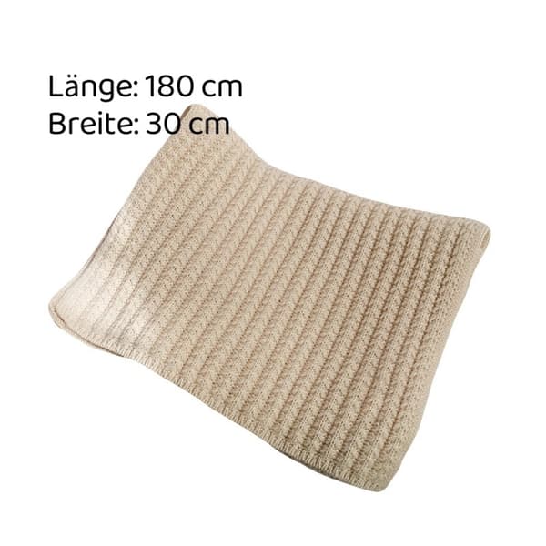Skjerf, vaffelstrikket skjerf, vinterskjerf, langt skjerf