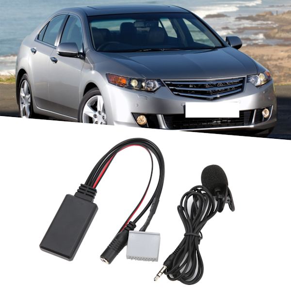 Bilstereo Mikrofon med AUX Lydkabel Bluetooth 5.0 Udskiftning til Honda Civic 2006‑2013