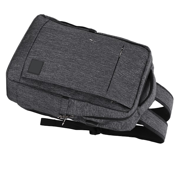 OX PLOUGH Laptop Ryggsäck Vattentät Polyester Stor Kapacitet Lättviktig Reseryggsäck Mörkgrå