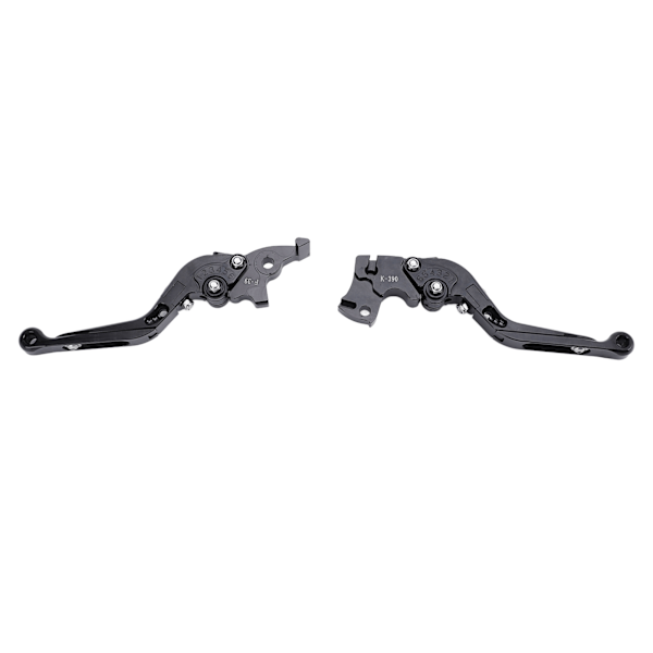 2 st Motorcykel Kopplingsbromsspak Aluminiumlegering Vikbar 6 Växlar Justerbar Styre Huvudcylinder Spak Ersättning för Aprilia RSV4