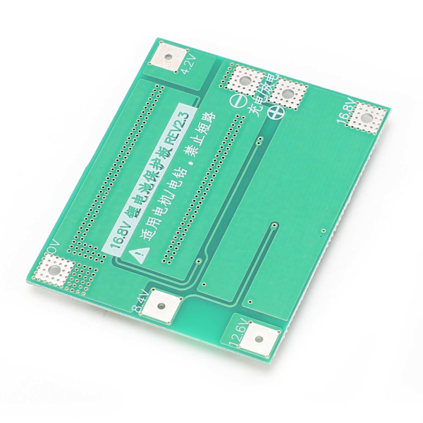 4-strenget Li-ion beskyttelsesplade 40A DC 16.8V Lithium Batteri Beskyttelsesmodul Forbedret Version