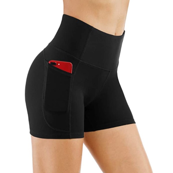 1pcs Athletic Shorts, Reduce Muscle Shake, Black, Size L