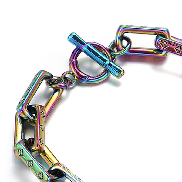 Lænkekæde Armbånd Niche Personlighed Trendy Alloy Håndleds Lænke Armbånd til Berømtheder