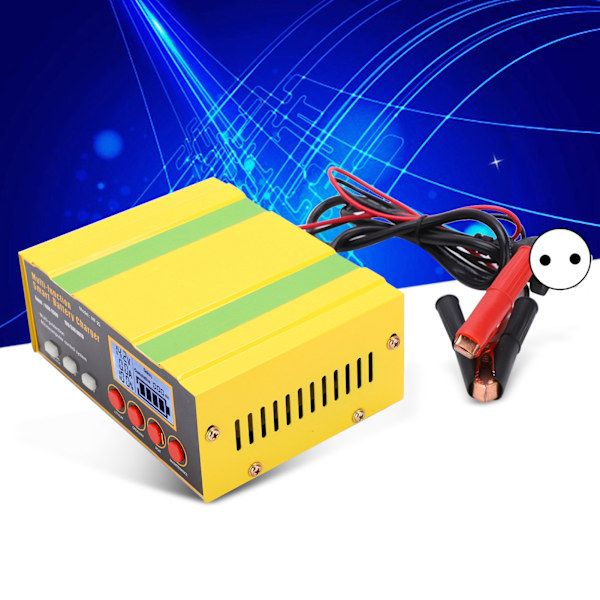 Battery Charger Multifunctional Automatic Universal Smart Power Supply for Car MF‑2S AC250VEU Plug