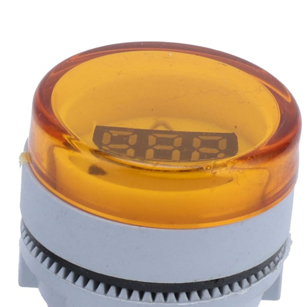 Digital Strömmätare Amperemeter Rund Noggrann Signalindikatorlampa AC 220V AD16‑22DSAGul