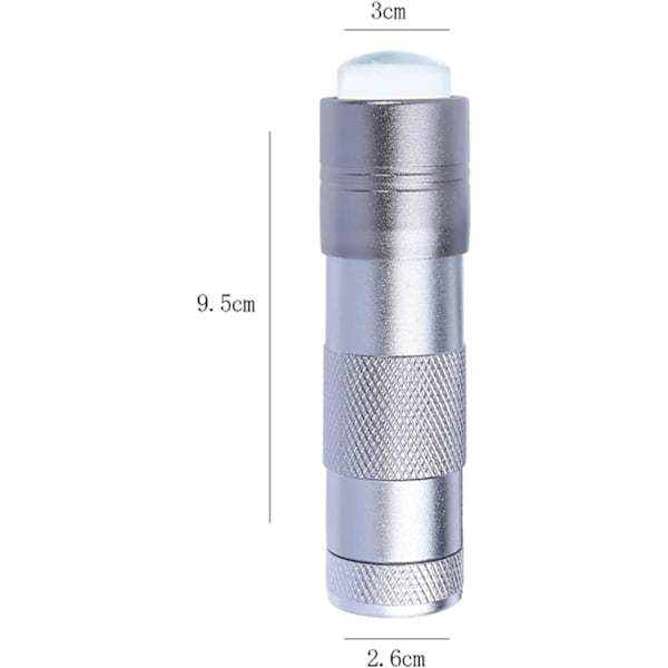 UV LED Nagel Tork med Säkert Ögonskydd, Mini Storlek för Personlig DIY och Professionell Användning, Portabel Härdningslampa för Gel Nagellack, Uppladdningsbar