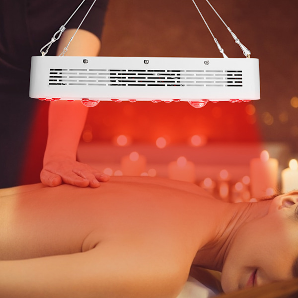 472W Röd Nära Infraröd LED 660nm 850nm Helkropps Röd Ljusbehandling Maskin Ljus 100‑240VEU Kontakt