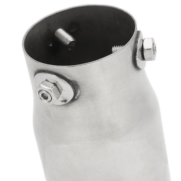 Pakoputken kärki Ruostumattomasta Teräksestä Pakoputken Sisääntulo 63mm Ulostulo 76mm Pituus 150mm Universaali Autolle