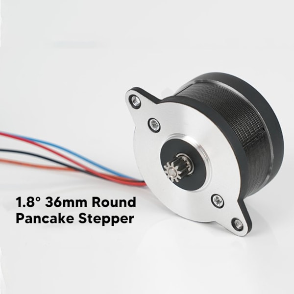 Extruder Steppermotor 36mm 1.8 Vinkel 2-fas Rund med 1 meter Kabel för Voron 2.4 3D-skrivare