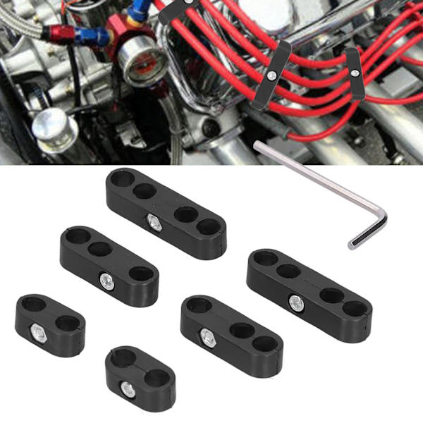 7mm/8mm Tändstiftskabelavdelare Sats med Nyckel Högtemperaturbeständig Passar för Ford