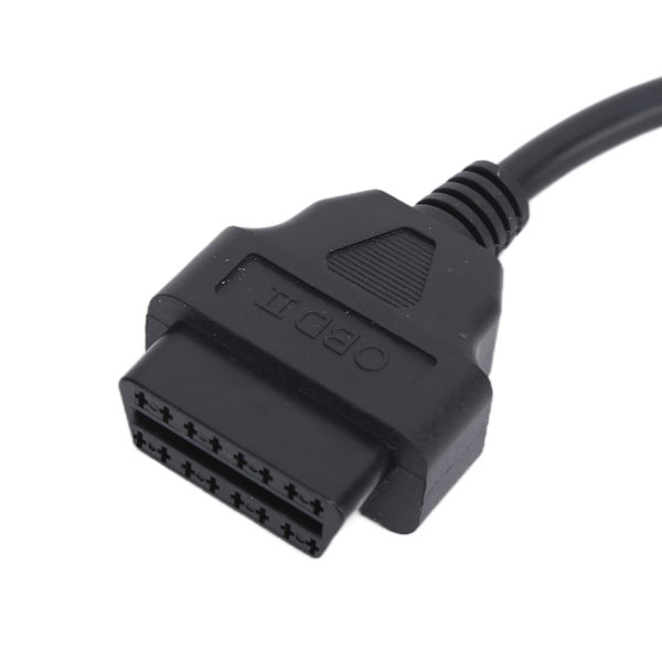 16-polet OBD-kabeladapter ABS Sort Motordiagnostisk Værktøj til Lastbil Køretøj Motorcykel