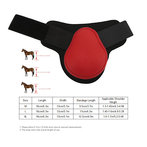 1 Pari Hevosen Takajalkojen Saappaat Hevosen Jänne Saappaat Hyppyyn Juoksuun Nopeaan Urheiluun Punainen Takajalat L